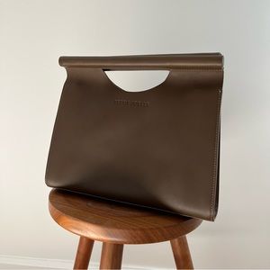 Teddi Joelle Handbag in Olive Leather